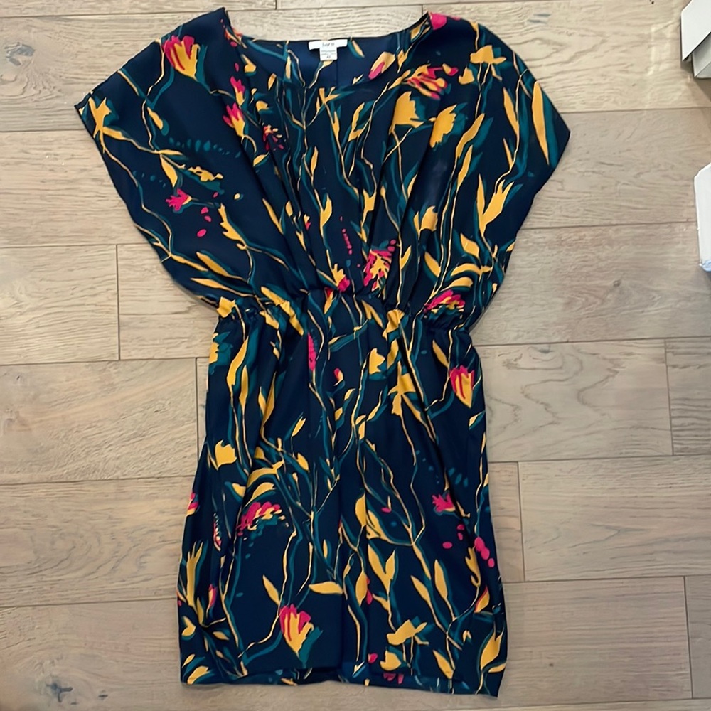 Bar III Floral Short Sleeve Dress